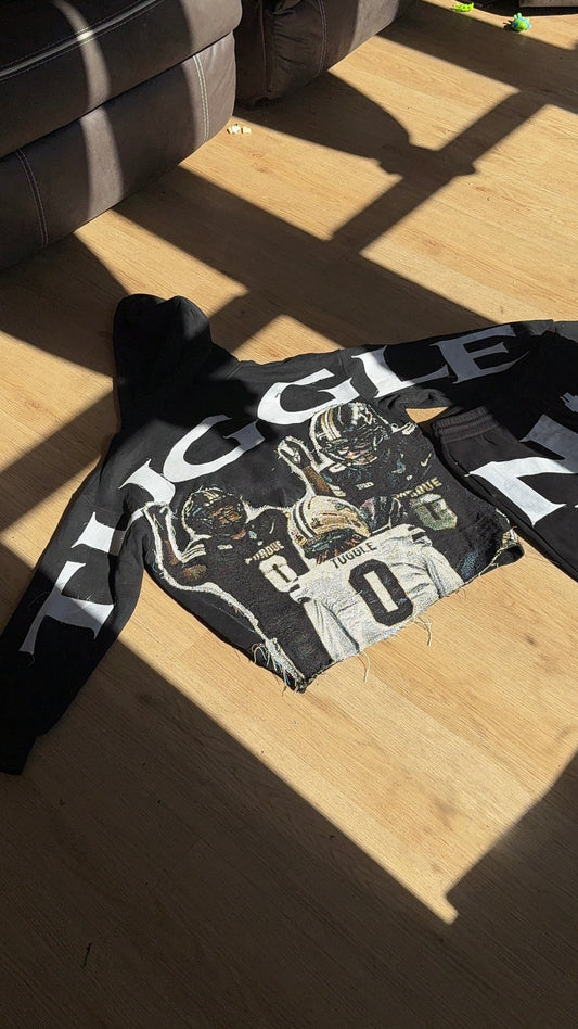 PATCH WORK JACKET W LETTERING